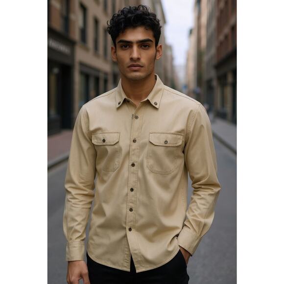 Lucky Brand Button Up Denim Shirt - Picture 1 of 5